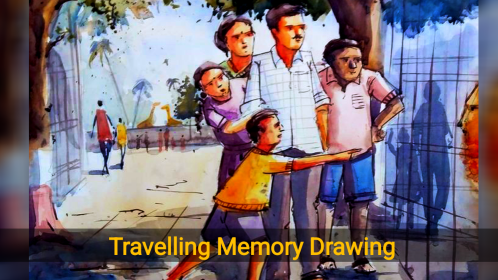 How to Draw memory drawing in 5 Steps ?